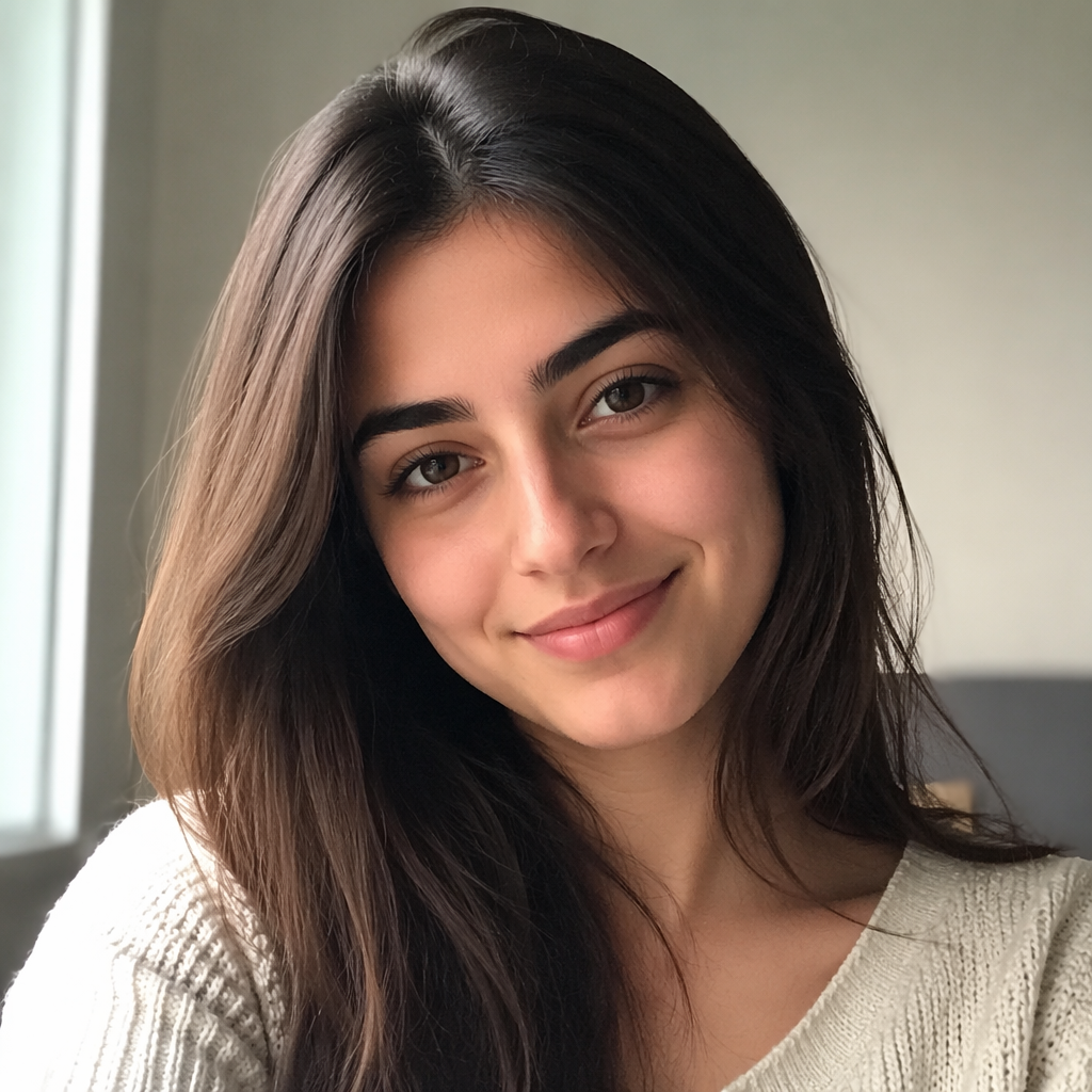 Simple beginner AI portrait