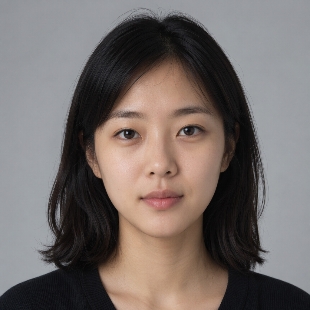 Clean face reference portrait for identity lock