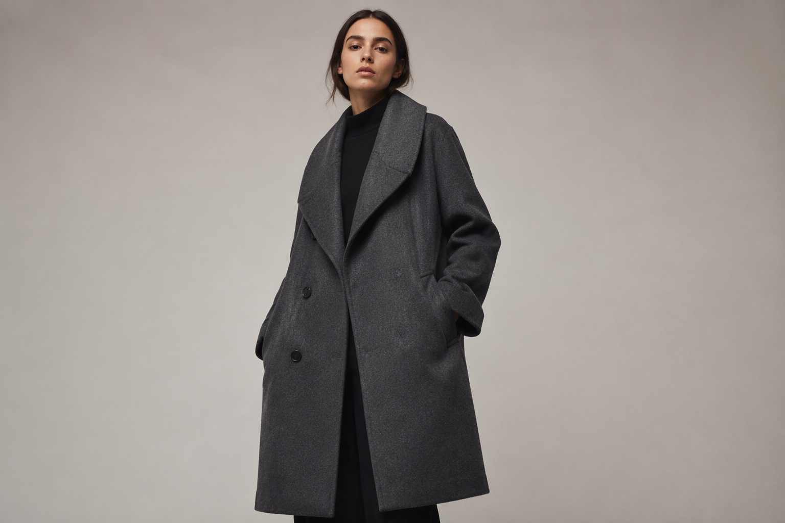 On-model fashion lookbook frame